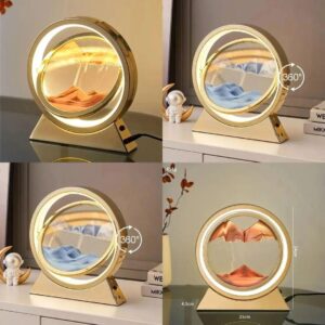 3D Mobile Sand Painting Table Lamp Art Decor