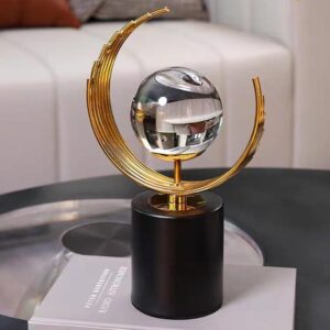 Crystal Ball Metallic Ornament