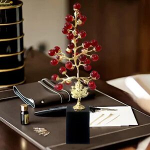 Crystal Red Grape Fortune Tree