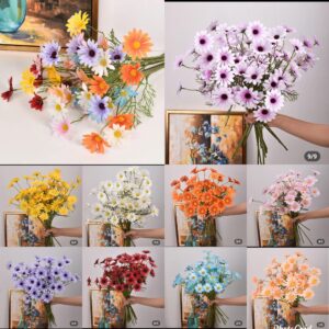 6 Pcs Blossom Daisy Artificial Flowers