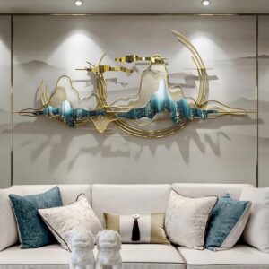 Large Landscape Metal Decorative Wall Art