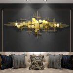 Large Handcrafted Metal Decorative Wall Art