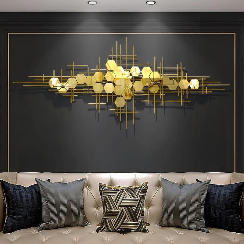 Large Handcrafted Metal Decorative Wall Art