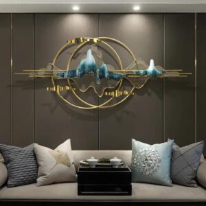 Large Landscape Metal Decorative Wall Art