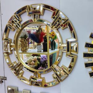 Antique Round Decorative Wall Mirror