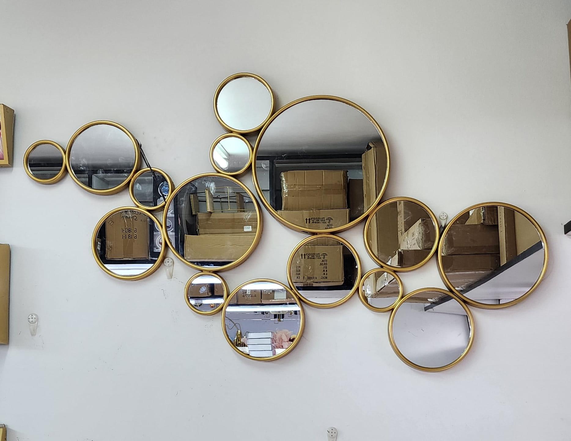 Irregular Circle Decorative Mirrors
