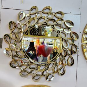 Gold Petal Decorative Mirror