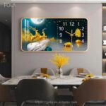 Crystal Porcelain Decorative Wall Clock