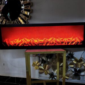 Electric fire place, fire place