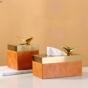 Serviette box, Tissue box, leather serviette box