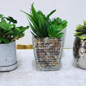 Mini artificial succulent plants