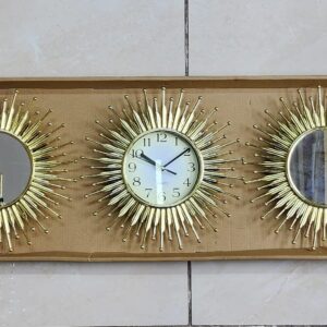 Wall decor set, wall clock, mirror