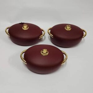 SET OF 3 FOREVER GOLD LUXURIOUS HOTPOTS CREAM