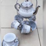 Tea set, cups