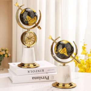 Decor globe with a clock