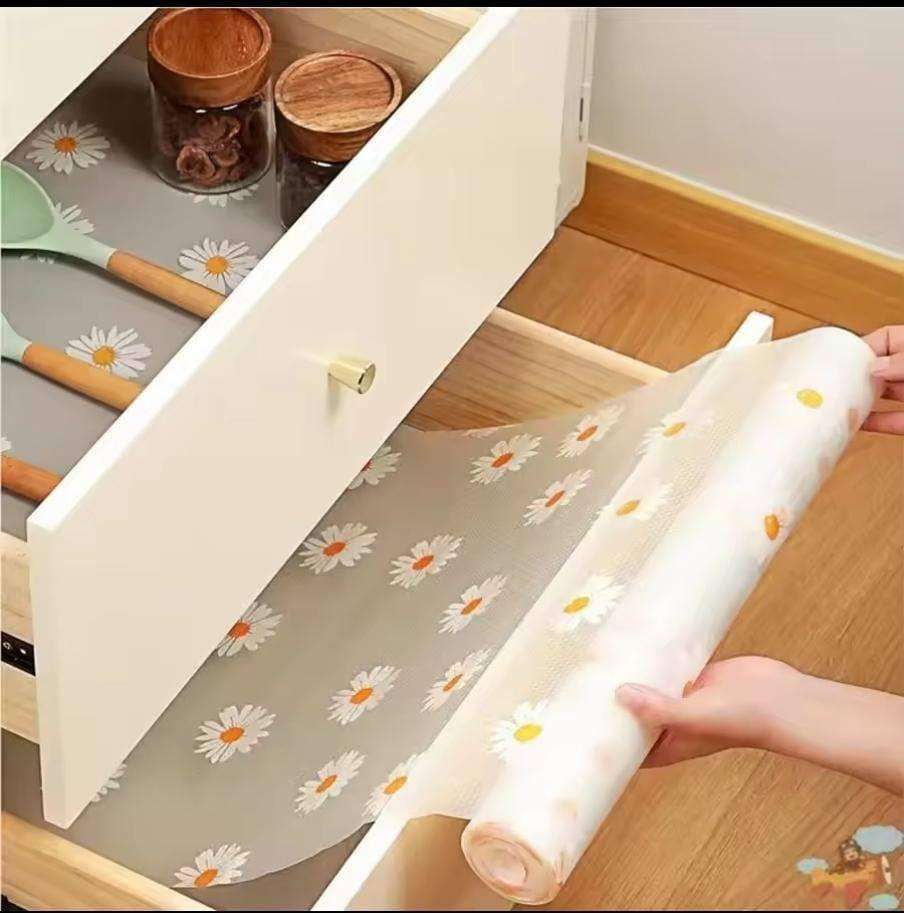 Non adhesive drawer liner, drawer mats, fridge mats, water proof mats