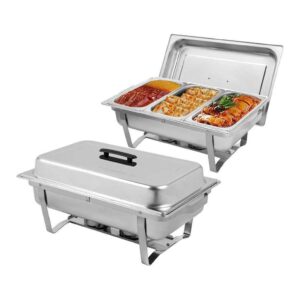 3 partition chaffing dish