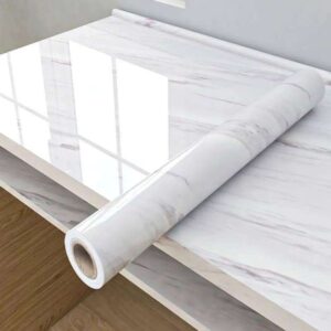 60 cm by 5 meter Marble Adhesive water proof paper for kitchen and counter top