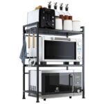 2 Tier Expandable microwave organizer