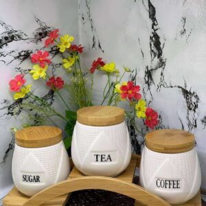 3 in 1 sugar set cannister set