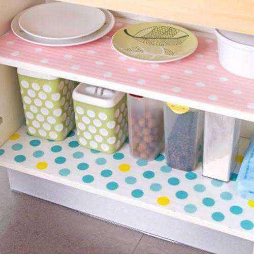 Drawer liner, drawer cushion, non-adhesive