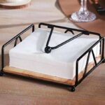 Serviette holder, wooden base serviette box