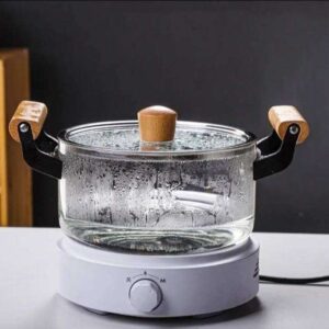 3.5 litres heat resistant glass cooking  pot