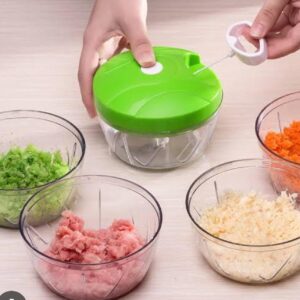 Manual Hand String Food/Vegetable Onions ,Garlic Chopper Cutter