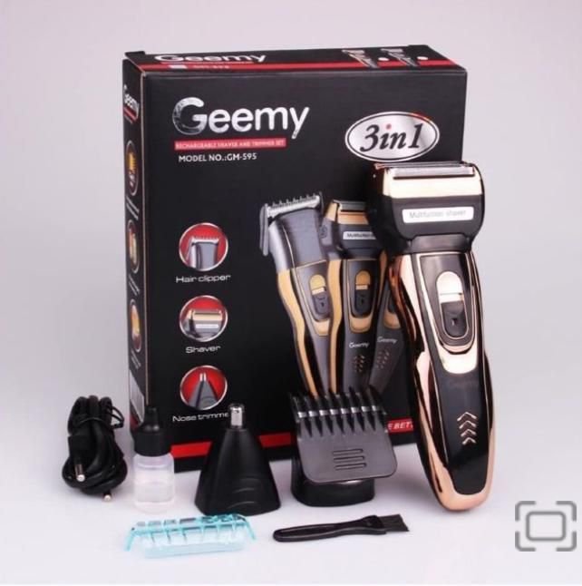 3 IN 1 Rechargeable Grooming Kit Cutting Hair Electric Shavers Clipper