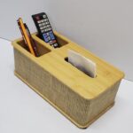 3 in 1 Bamboo serviette box