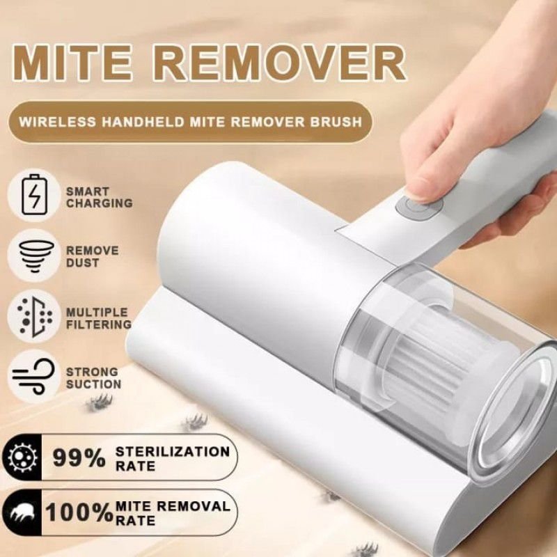 Cordless Handheld Vacuum Cleaner, Wireless Mattress Vacuum, Long UV Wavelength, Dust Mite Removal, Portable Sofa Bed Vacuum