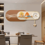 Decorative pendulum wall clock