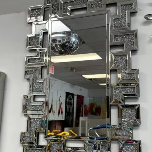 Crashed diamond,Decorative crystal glass decorative mirror