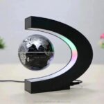 Magnetic Levitation World Map Globe With LED Light