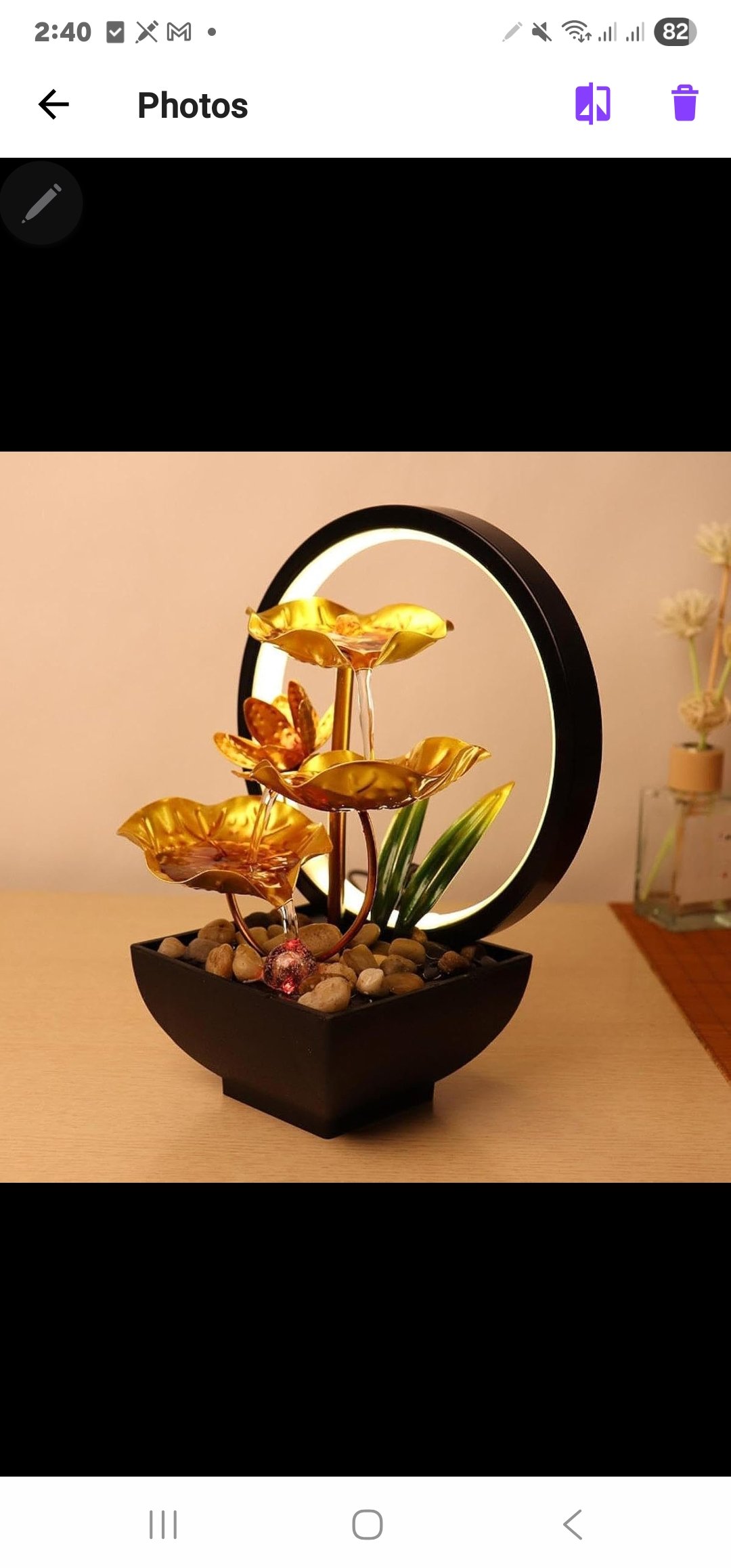 Desk top Water fountain